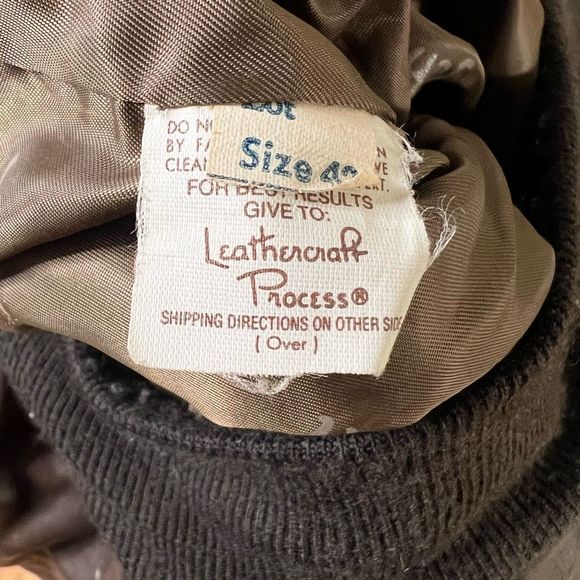 Vintage Schott A-2 Bomber Leather Jacket 42 - Picture 3 of 4